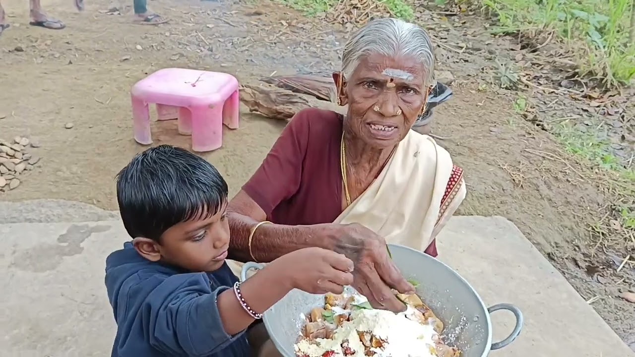 வயலில் பாட்டி செய்த Chicken 65 | கிராமத்து கைமண சுவை