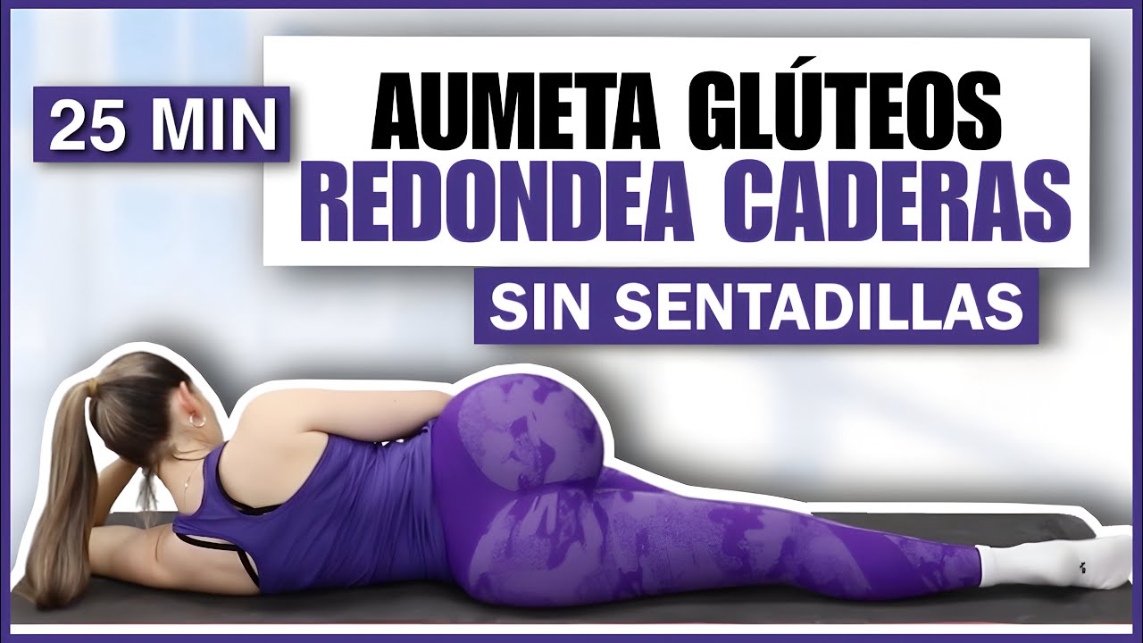 CADERAS MÁS REDONDAS SIN SENTADILLAS SIN IMPLEMENTOS | LEVANTA GLÚTEOS CAÍDOS | NatyGlossGym
