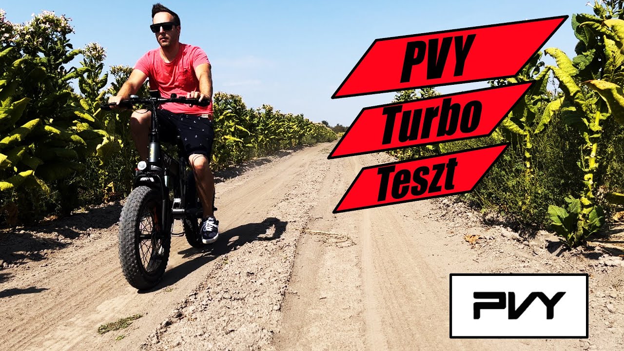 Az új kedvenc I PVY Turbo elektromos bicikli teszt