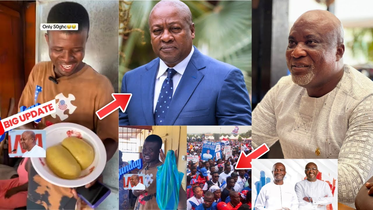 Wow❤️ Man praises president Mahama for good economy. Hopeson Adorye goes hard on NPP and Bawumia🤣