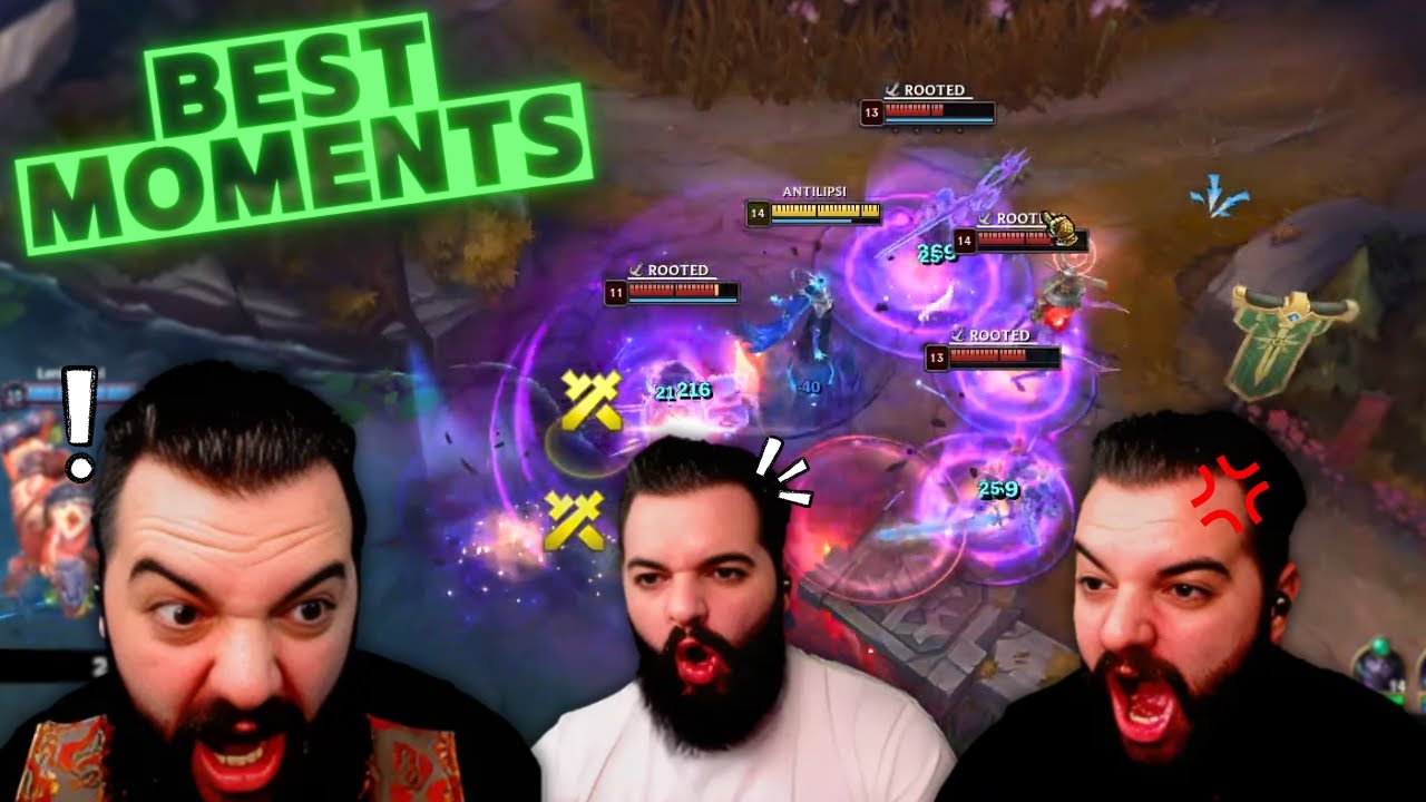 ANTILIPSI Best  League Of Legends Moments | League of Legends High Elo Moments