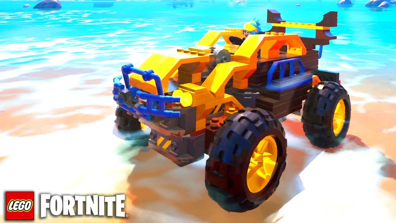 Lego Fortnite Tutorial: How to build a Car SPEED STYLE Vehicle