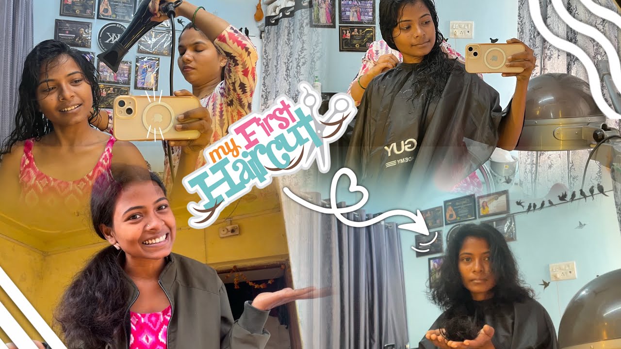 खूप दिवसा नंतर येवढ़े शोर्ट हेयर केले 💇‍♀️/my new haircut सांगा काशी दिस्ते 