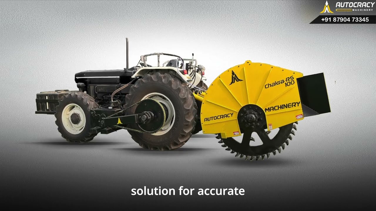 Precision Road Cutting Machine for Construction | Chakra RS100 Wheel Trencher