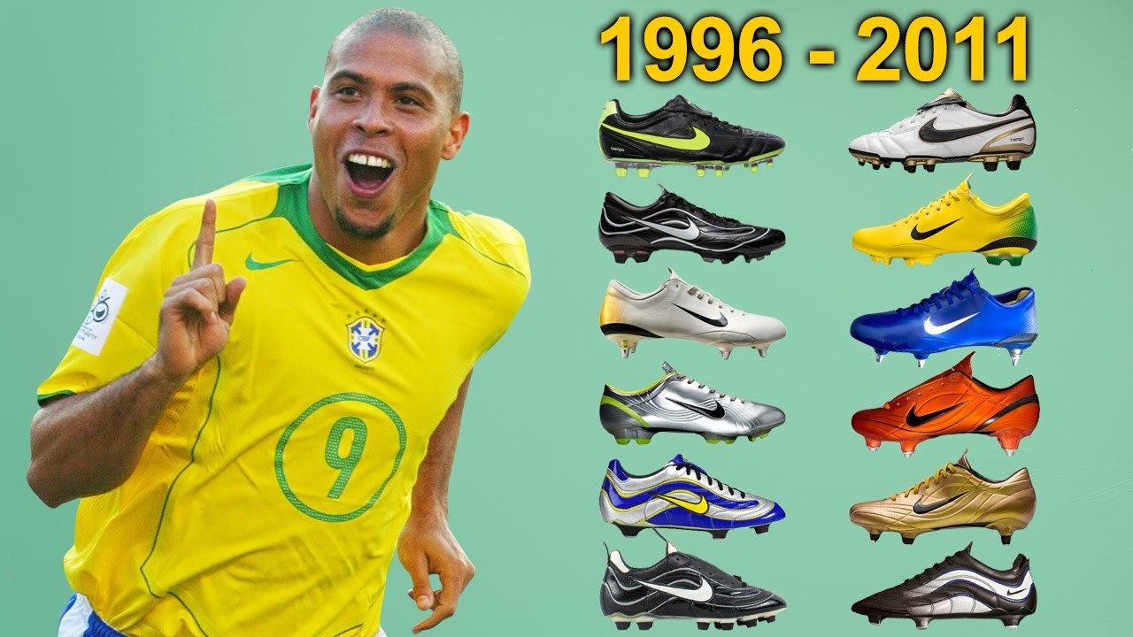 RONALDO NAZARIO - New Soccer Cleats & All Football Boots 1996-2011
