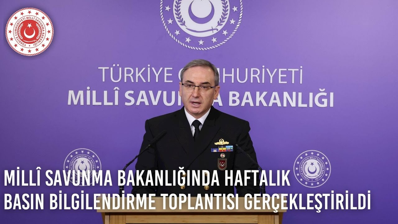 Mill&icirc; Savunma Bakanlığında Haftalık Basın Bilgilendirme Toplantısı Ger&ccedil;ekleştirildi