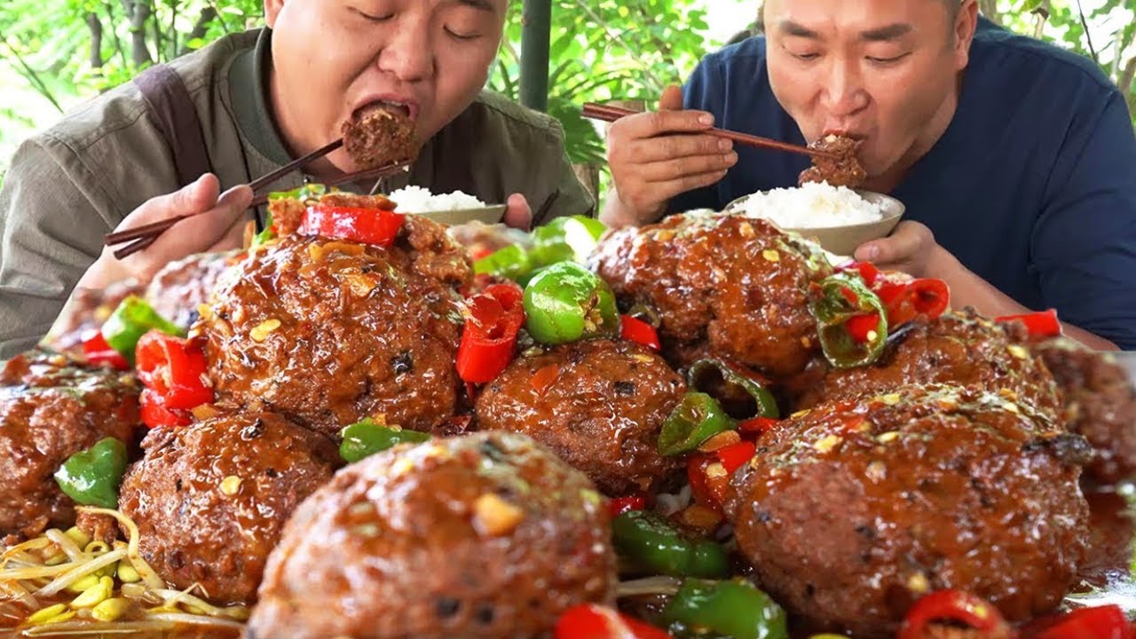 5斤牛肉，二弟做“花椒牛肉丸”，香辣Q彈大口咬下去滿嘴爆汁！ 【鐵鍋視頻】