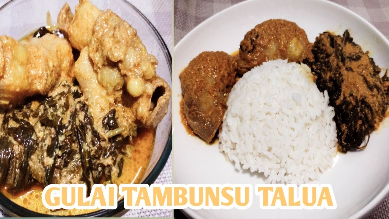 RESEP GULAI TAMBUNSU TALUA USUS SAPI ALA RESTORAN PADANG.