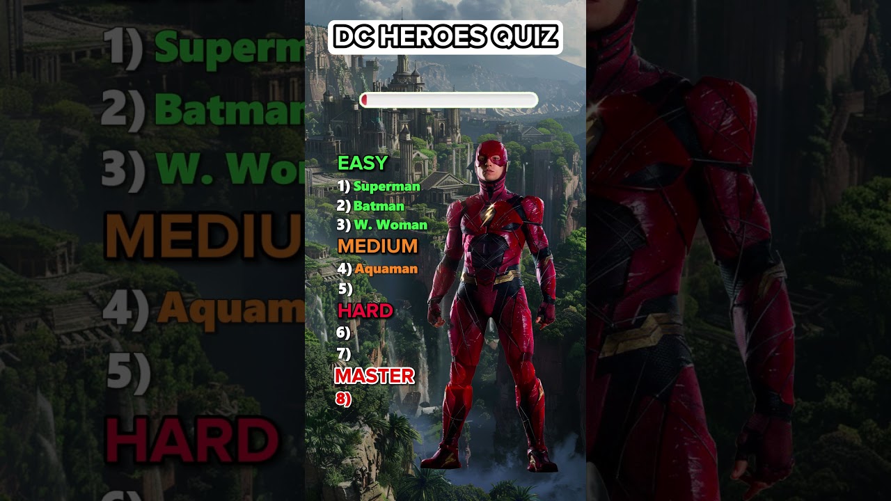 DC Quiz! You are not a true DC fan if you can't get these right!