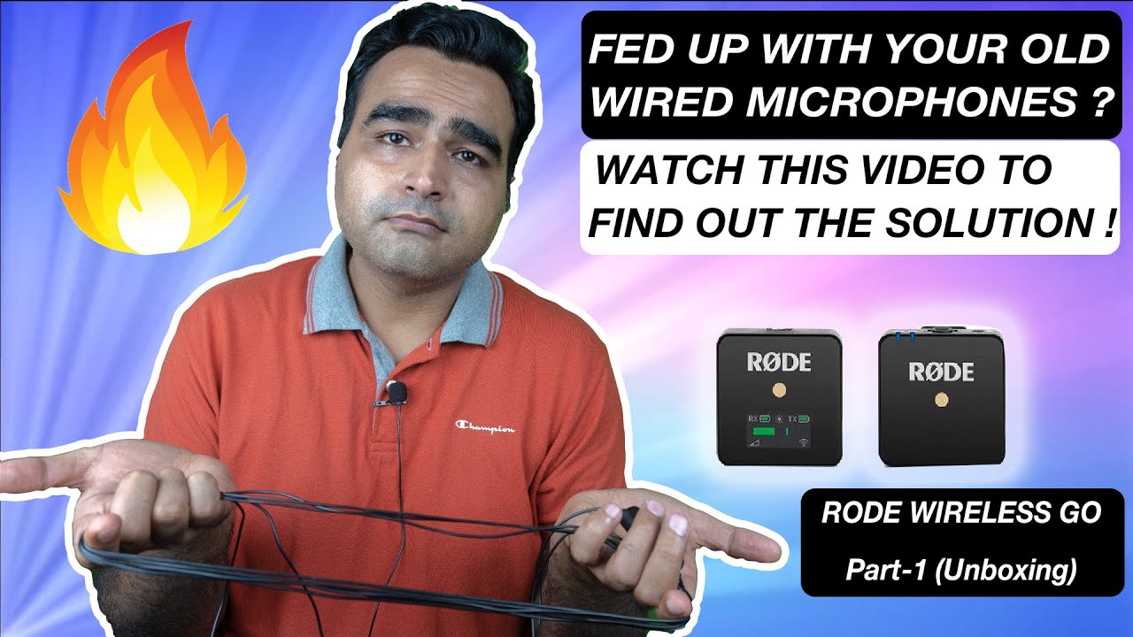 Are you Fed up of wired mic ? | Watch this to find out the solution | Rode Wireless Go Unboxing |