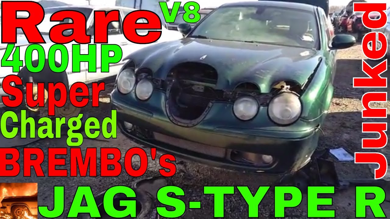 2003 Jaguar S Type R Junk yard Find