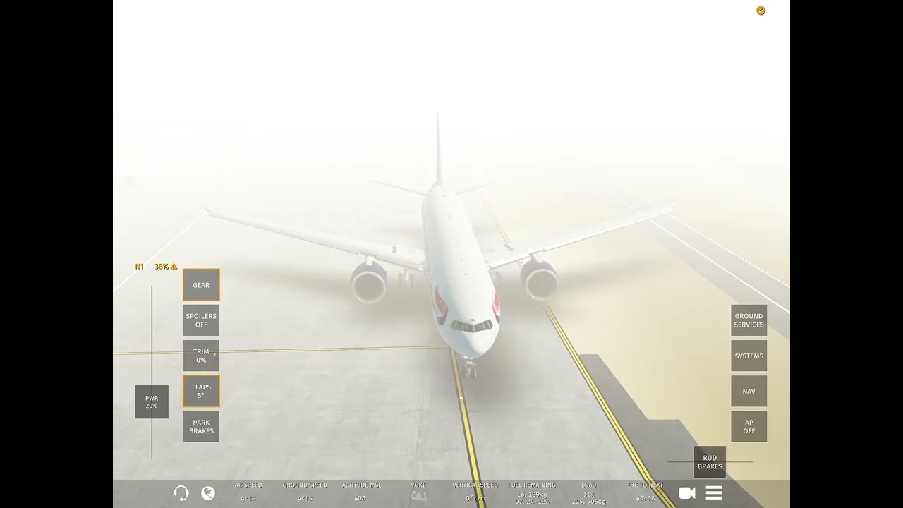 France Charles de gaules-London Heathrow 777-300er infinite flight FULL FLIGHT!
