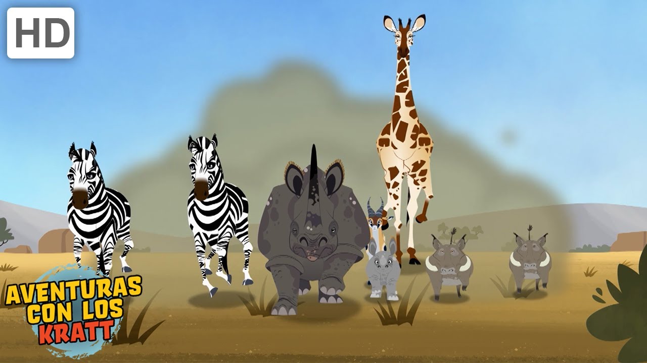 Sabana africana | Leones, cocodrilos, elefantes + más! [episodios completos] Aventuras con los Kratt