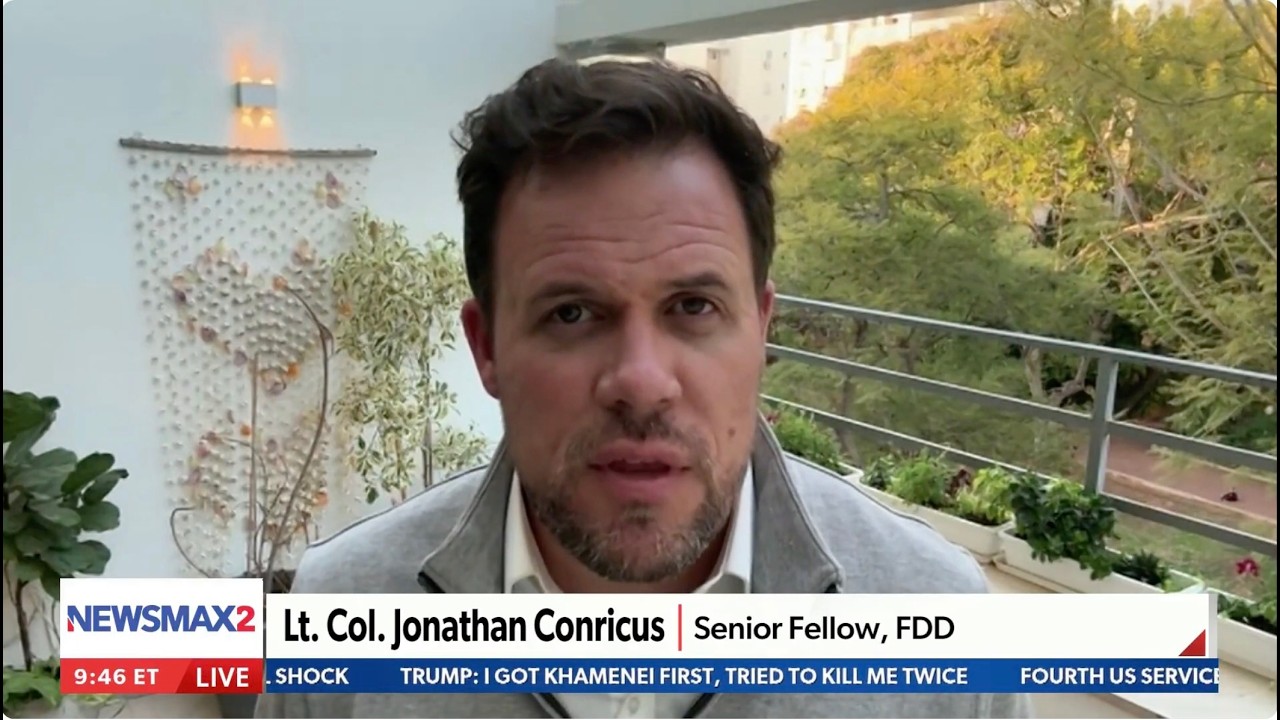 Jonathan Conricus on the objectives and costs of war with Iran – Newsmax2