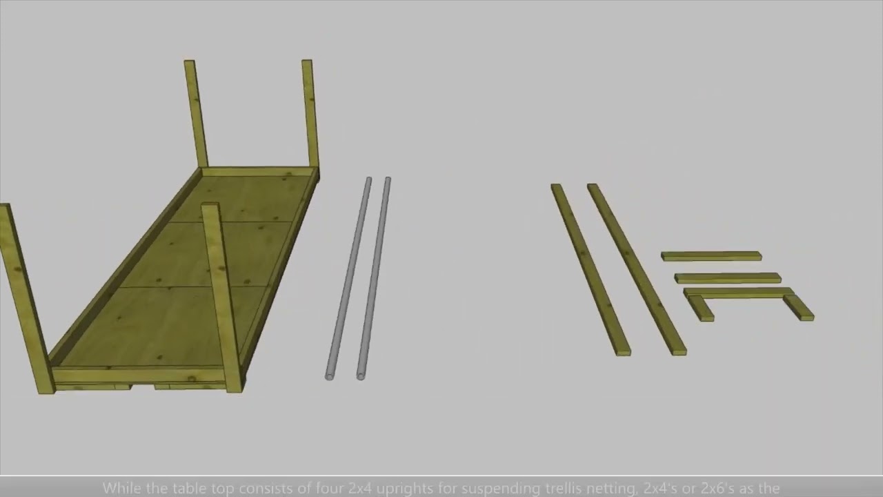 Check out these simple DIY rolling flood table plans!