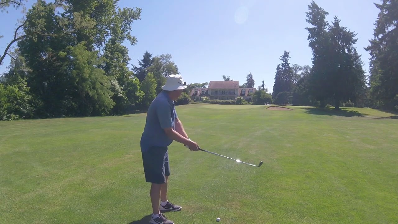For short wedge shots try to hit full rather than partial