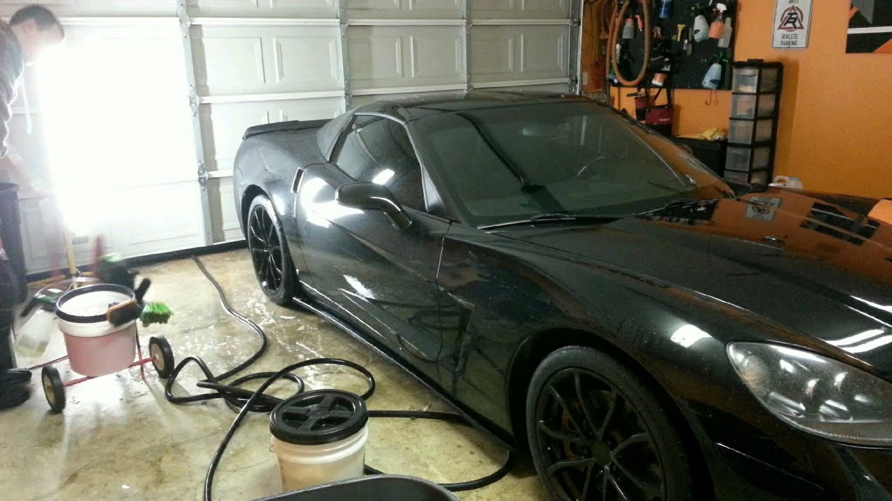 Car cleaning time lapse