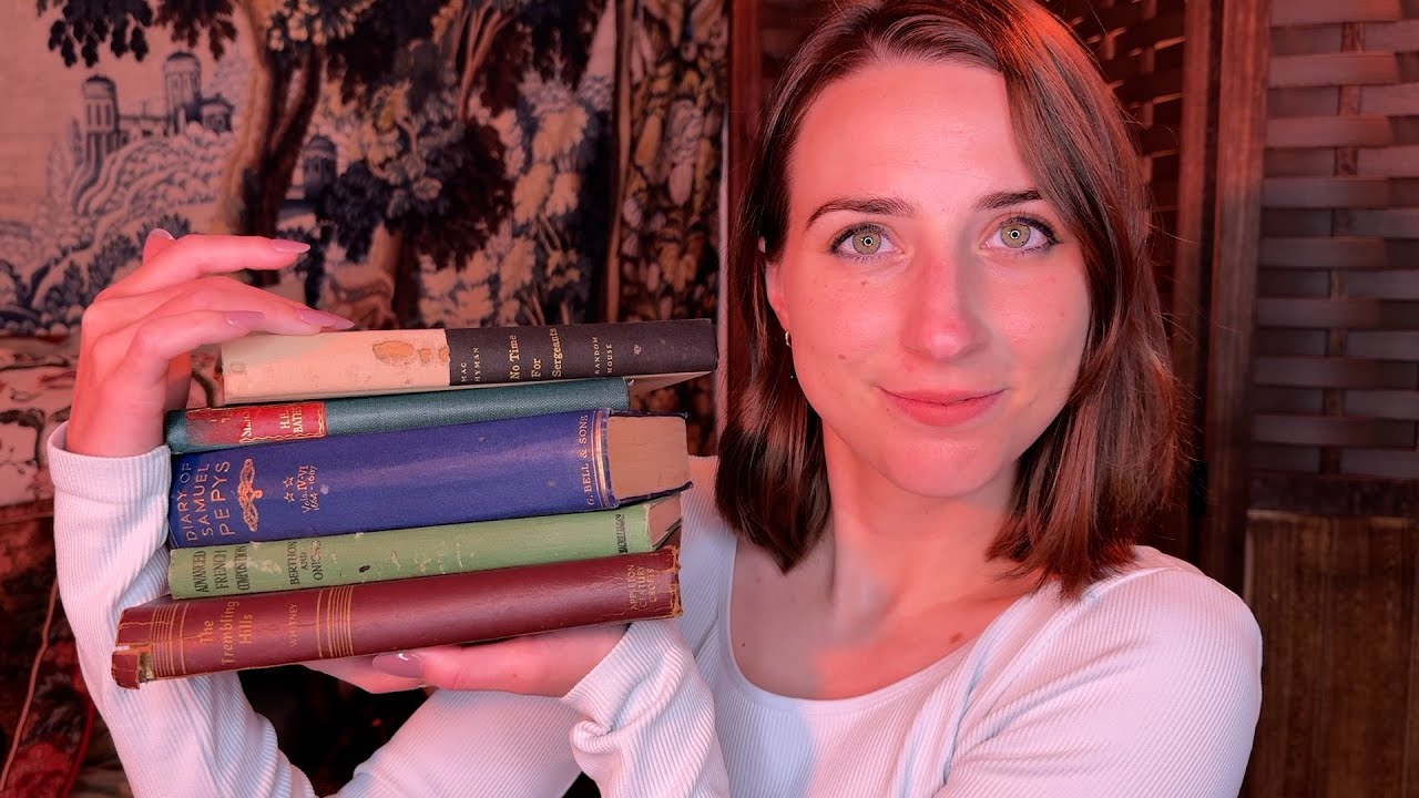 ASMR Sharing More Vintage Books