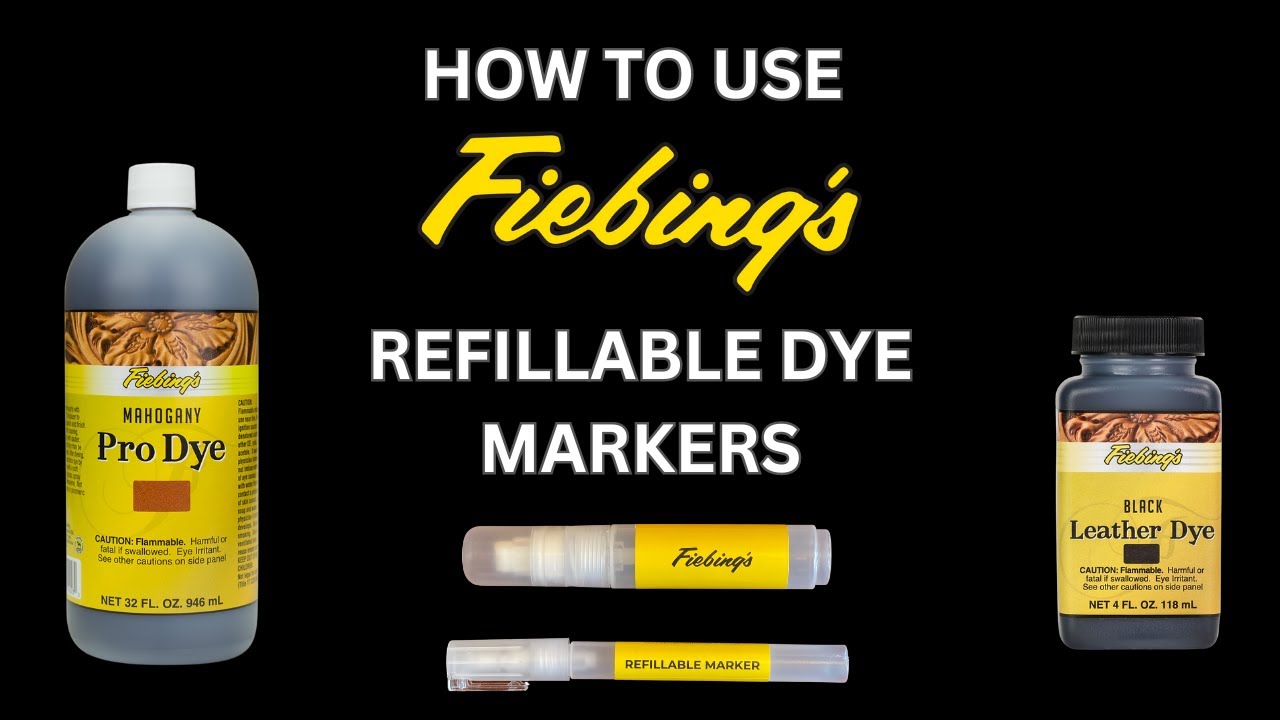 HOW TO USE FIEBING'S REFILLABLE DYE MARKER