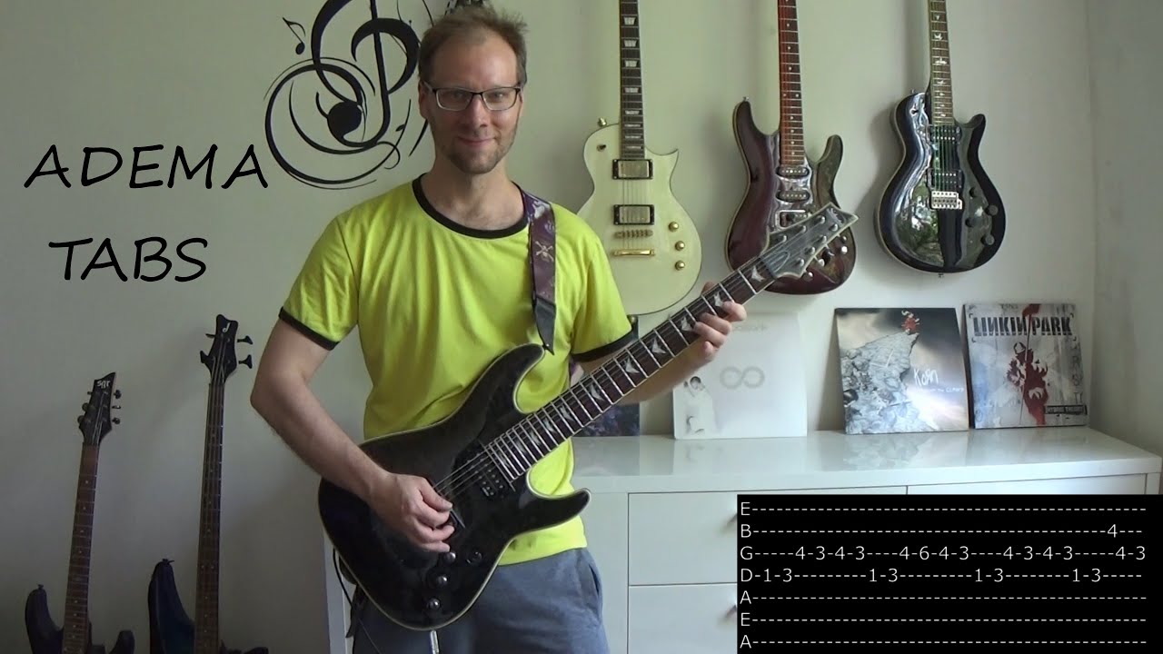Adema - Stand up (Guitar cover+Tabs)