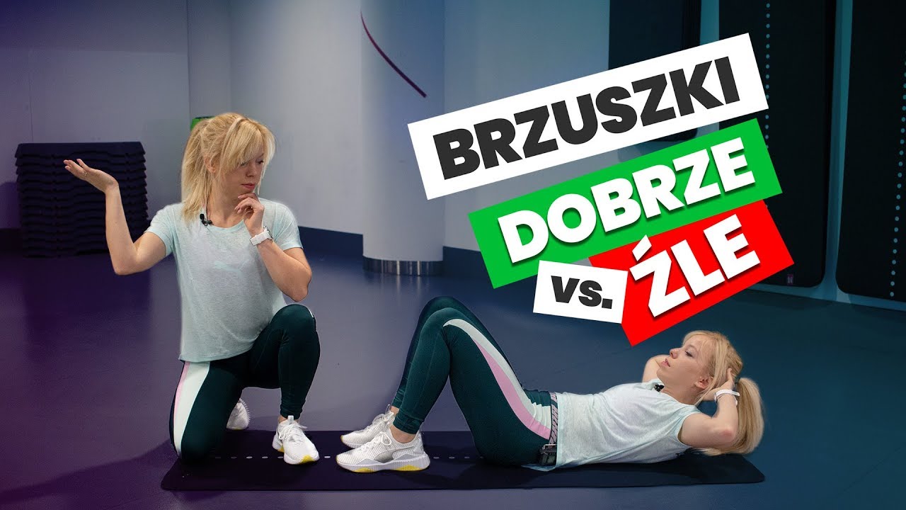 BRZUSZKI - czy na  pewno robisz je dobrze? | DOBRZE/ŹLE | Codziennie Fit