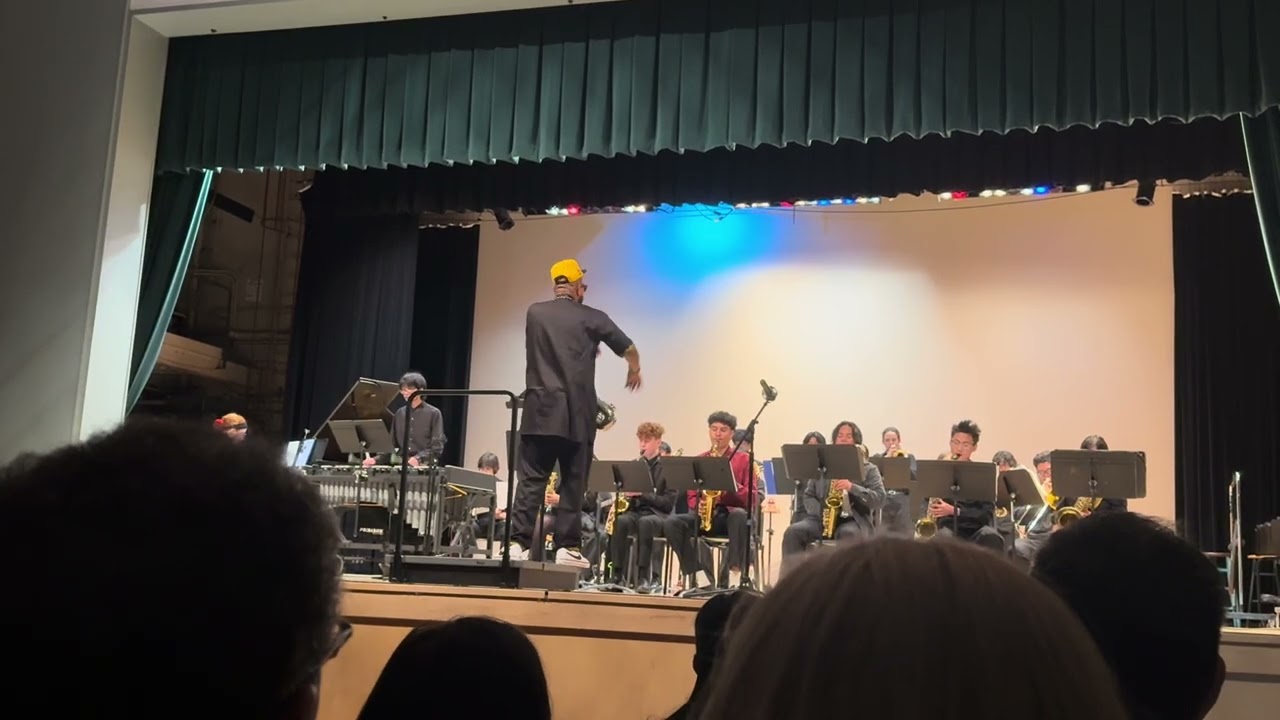 All City Jazz Band: 1. Take the “A” Train 2. Flying Home 3. Shiny Stockings 4. Back to Basics 
