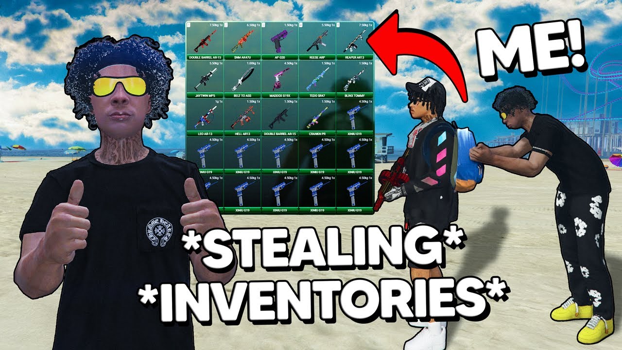 Stealing Inventories From Internet Gangsters (GTA TROLLING)