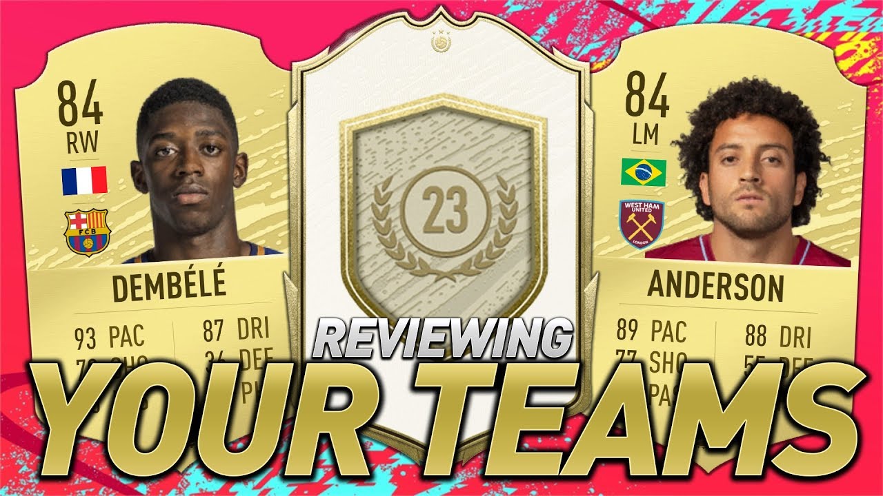 Я оцениваю ваши команды! Издание с заменой иконок! #FIFA20 ULTIMATE TEAM