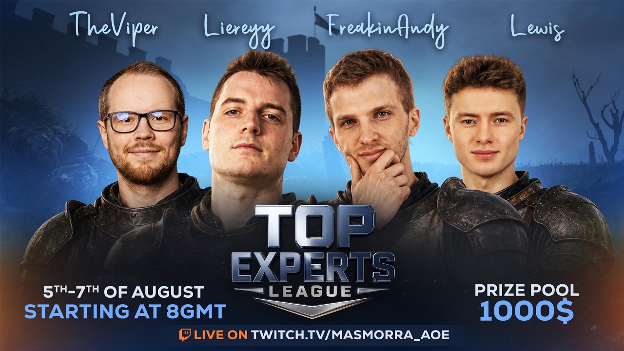 Top Experts League 6 - Льюис, Лири и Энди | Age of Empires 2