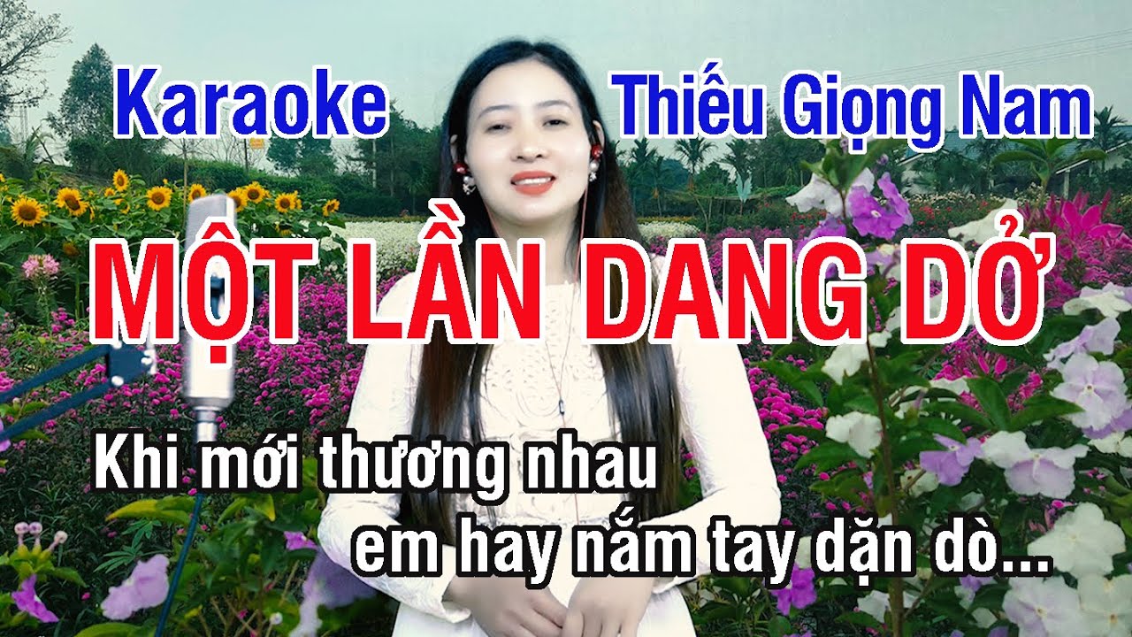 Một Lần Dang Dở ✔ Karaoke Thiếu Giọng Nam ► Song Ca Với Ngọc Lan ❖ Thiết TV