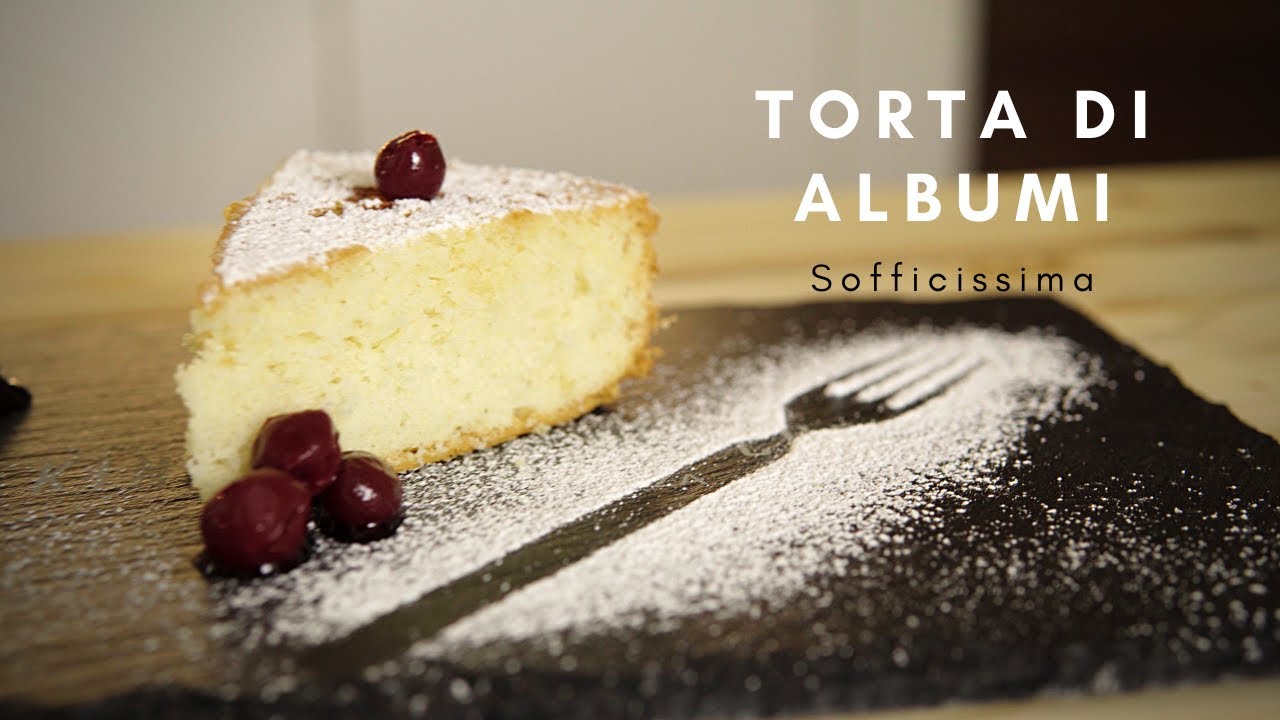 TORTA SOFFICE CON SOLI ALBUMI 🍰