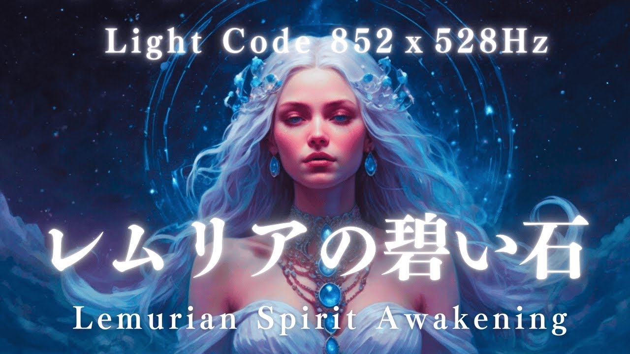 レムリアの青い石 レムリアの神官 Lemurian Spirit Awakening 852Hz x 528Hz 松果体を活性化する愛と調和のソルフェジオ～魂の覚醒を促す音楽・アセンション音楽