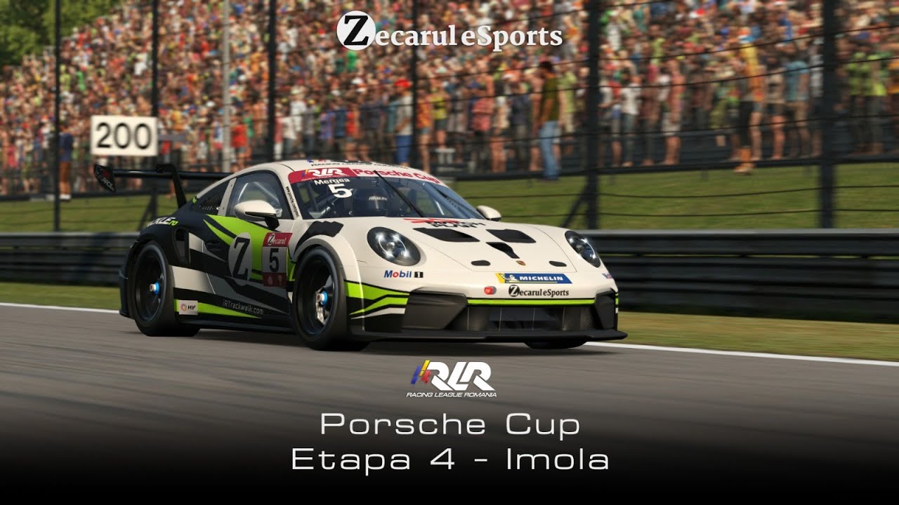 Racing League Roamnia | Zecarul eSports Team Live | iRacing | Etapa #4@Imola