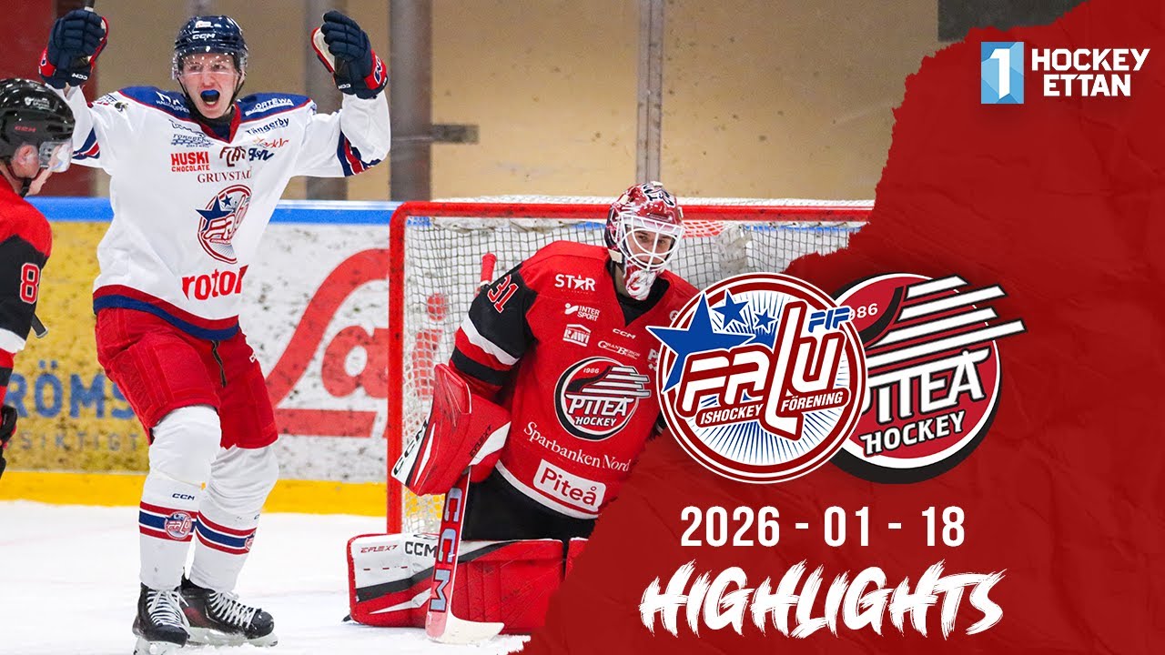 Highlights: Falu IF - Piteå HC (2-1 OT)