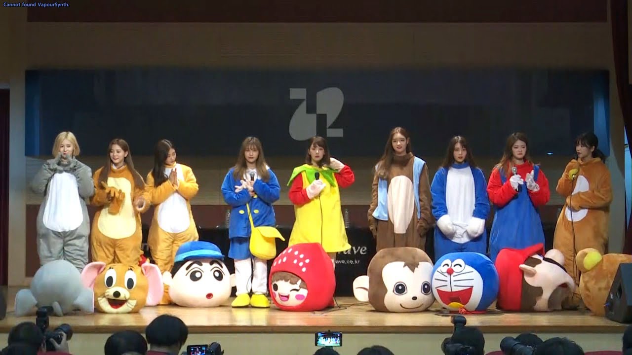 DIA(다이아) '나랑 사귈래' 인형탈 쓰고 인사 -강남 팬사인회- (Will you Go Out With Me, FAN SIGNING, 채연, 희현, 은채)