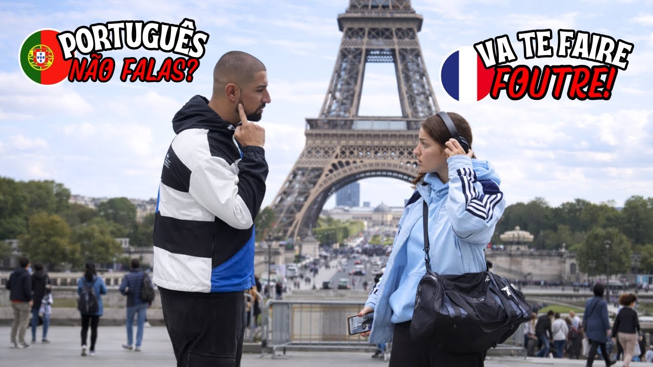 VINGUEI-ME DOS FRANCESES FALANDO PORTUGU&Ecirc;S COM ELES 🇵🇹🇫🇷 #prank [PARTE 1]