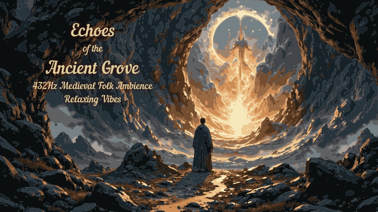 Echoes of the Ancient Grove | 432Hz Medieval Folk Ambience Relaxing Music