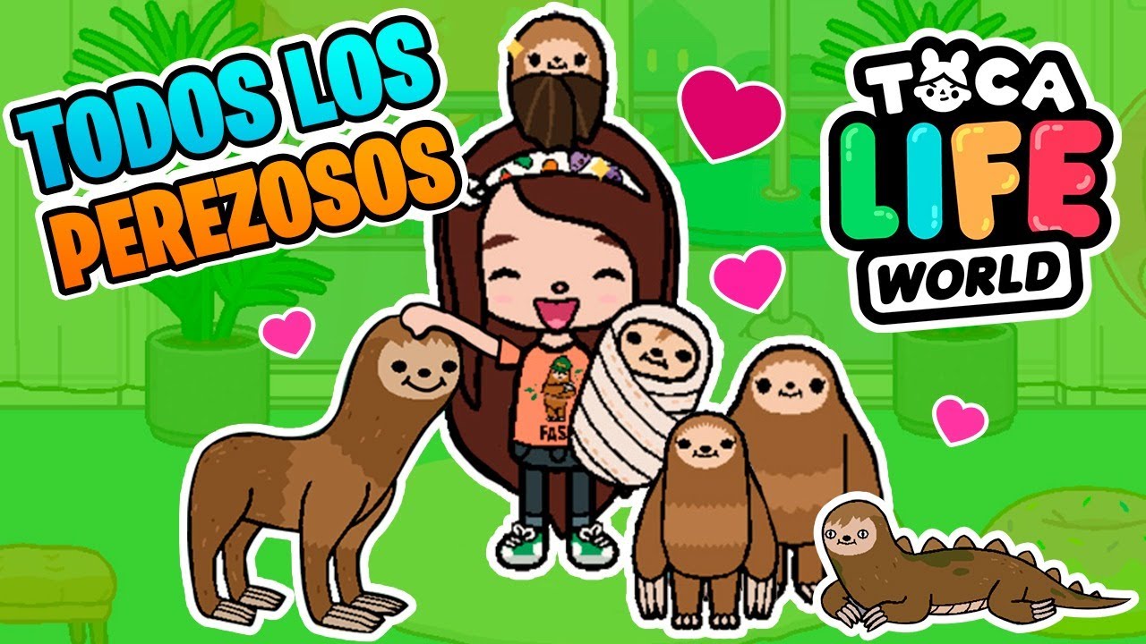 Encuentro y Cuido a los perezosos secretos en Toca Boca Life | Luna Forever Juegos