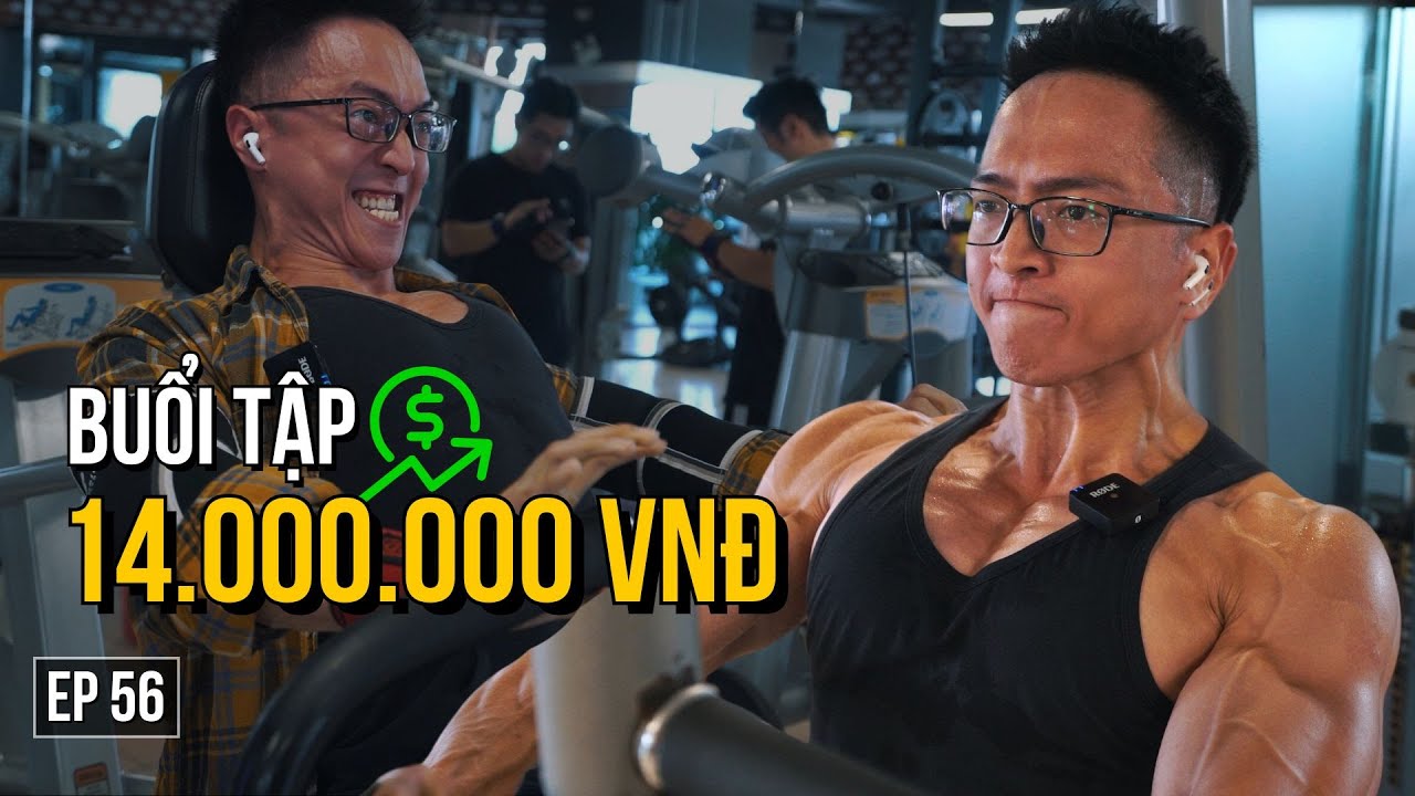 14 TRIỆU cho 1 BUỔI TẬP? Liệu có đáng? PUSH DAY 2 | Shredan72 EP56 | An Nguyễn Fitness