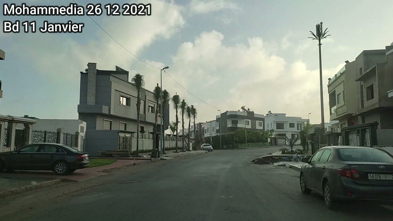 Mohammedia 26 12 2021- Bd 11 janvier - مدينة المحمدية المغربية شارع 11 يناير