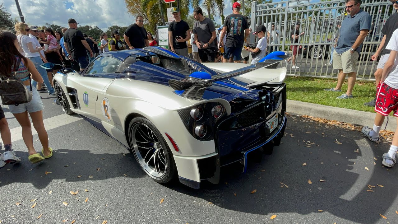 Crazy 1of 1 Pagani in Miami Car Show