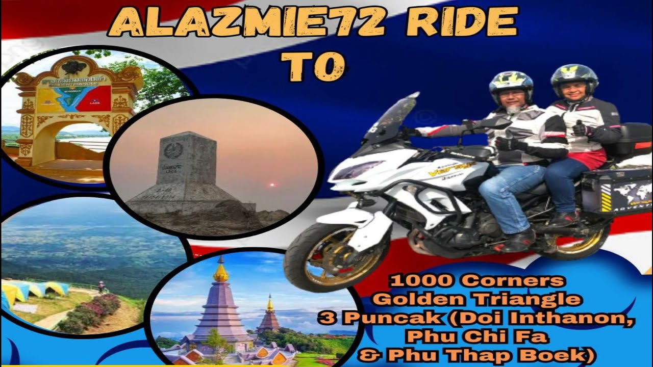 Ride Golden Triangle | Couple Ride | SI - Surat Thani - Mae Klong | Day 1 & 2 (16 - 17/1/2024)