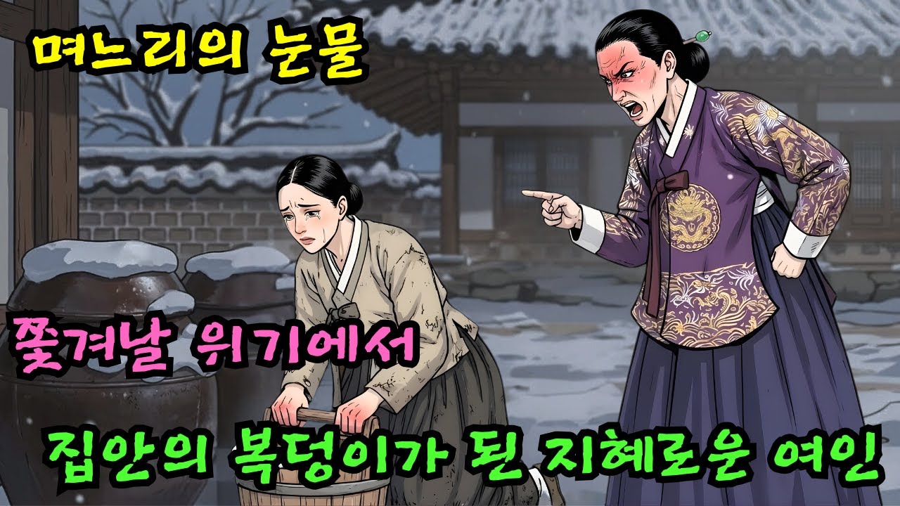 신라 야담: 고된 시집살이 끝에 며느리가 흘린 눈물의 기적