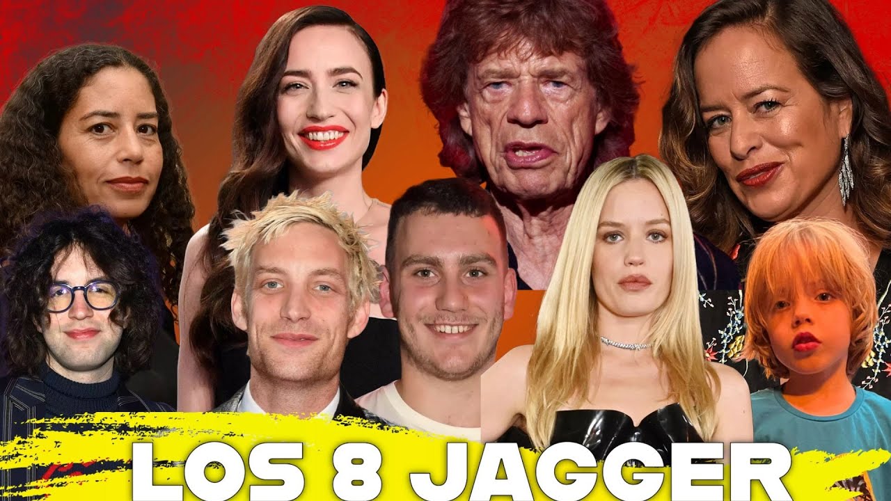 ASI VIVEN  LOS 8 HIJOS DE MICK  JAGGER