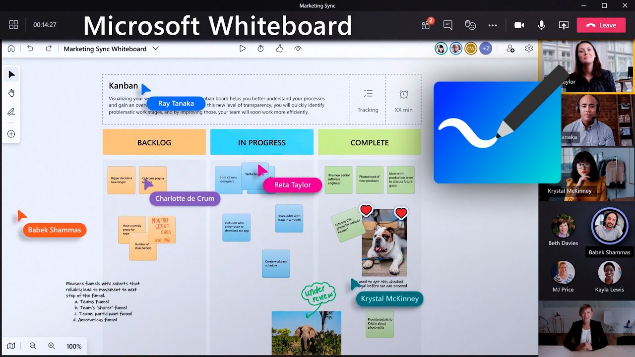 Conhe&ccedil;a o novo Microsoft Whiteboard! Projetado para trabalho h&iacute;brido