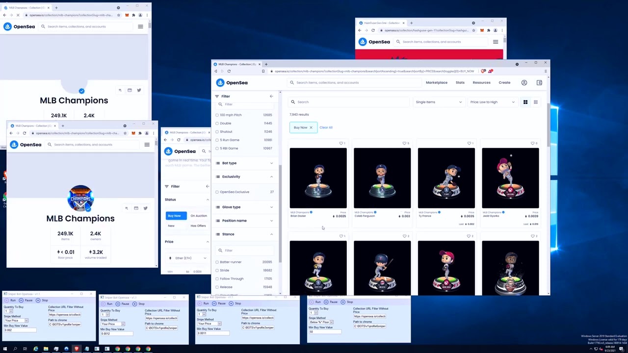 OpenSea NFT Sniper (Bidding) Bot - TUTORIAL ⚙️ Fast & Multithread & Multi-wallet - How to Install