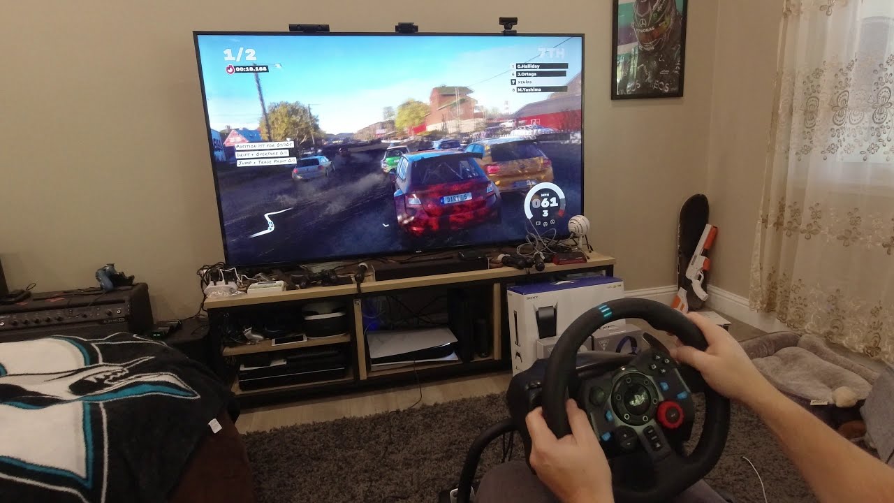 LOGITECH G29 STEERING WHEEL SHIFTER WORKS WITH PS5 DIRT5