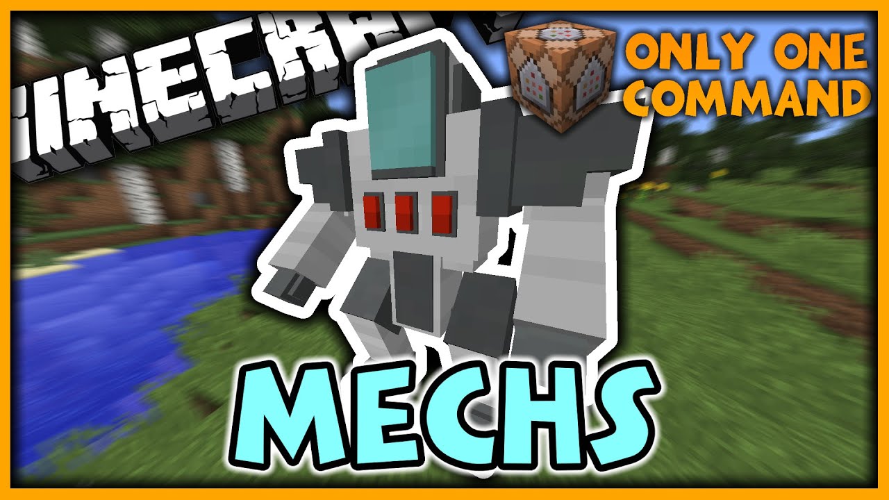 Mechs in One Command (Minecraft 1.10)