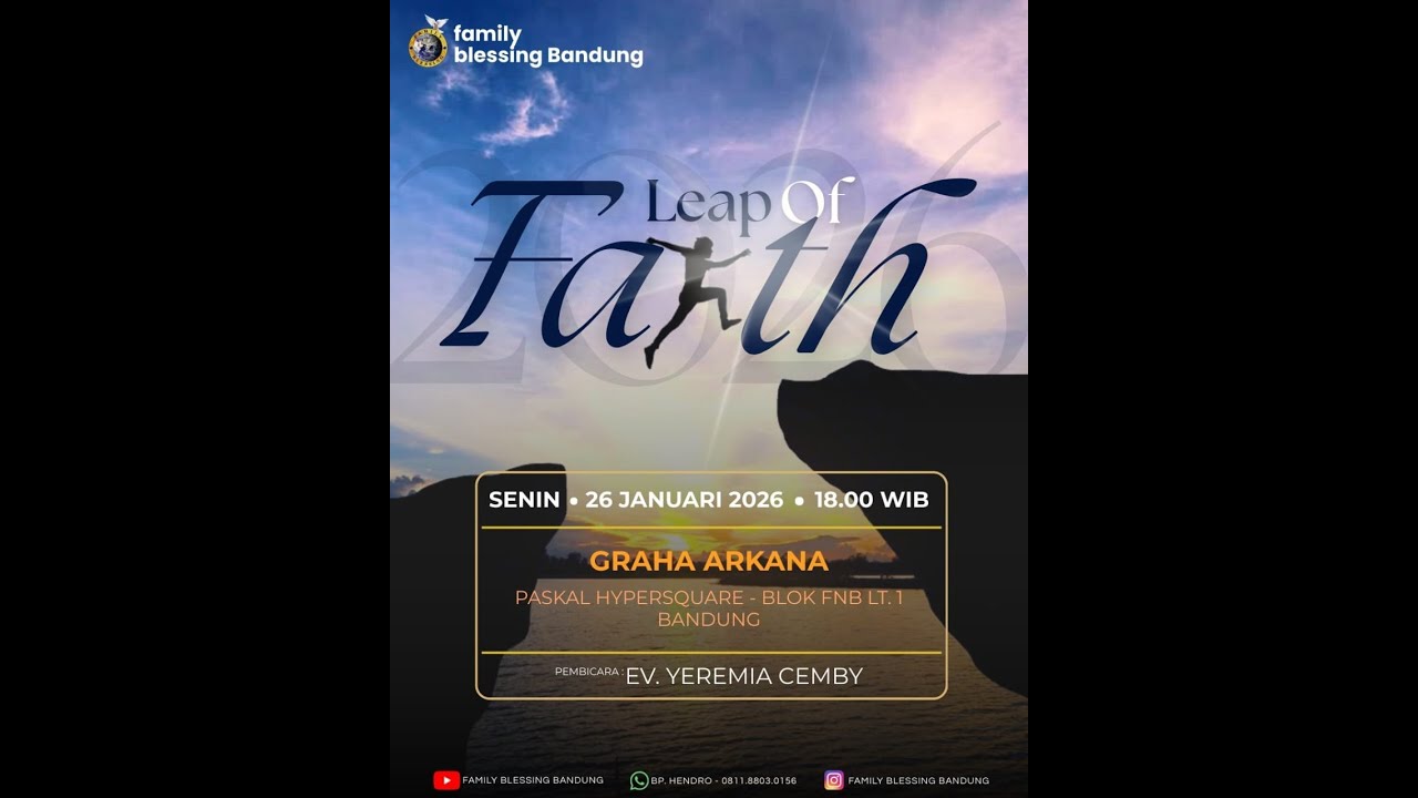 Family Blessing Bandung 26 Januari 2026