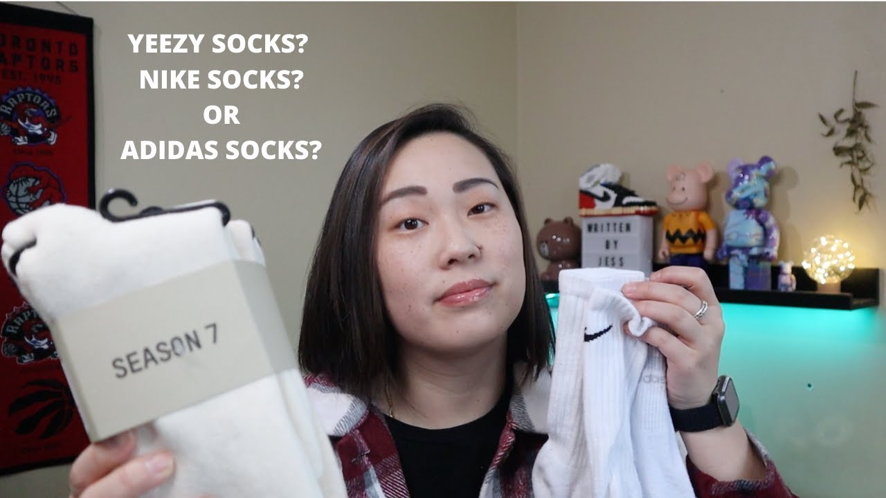 COMPARING YEEZY SOCKS TO NIKE AND ADIDAS SOCKS